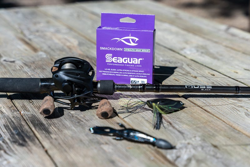 Seaguar Smackdown High Visibility Braided Fishing Line, 30lb Break Strength, 300yds - 30SDFG300, Green - Image 5